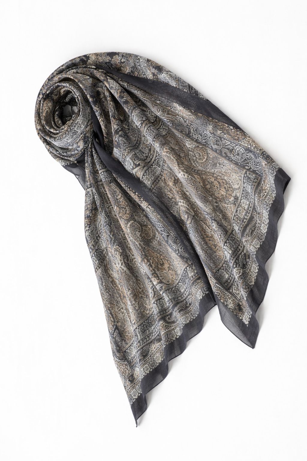 Noir Epoque - Signature Wool Scarf