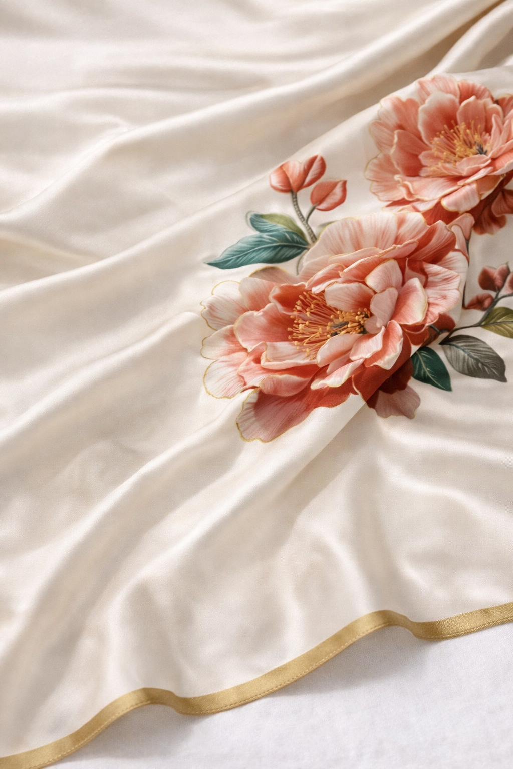 Imperial Rose Seidentuch