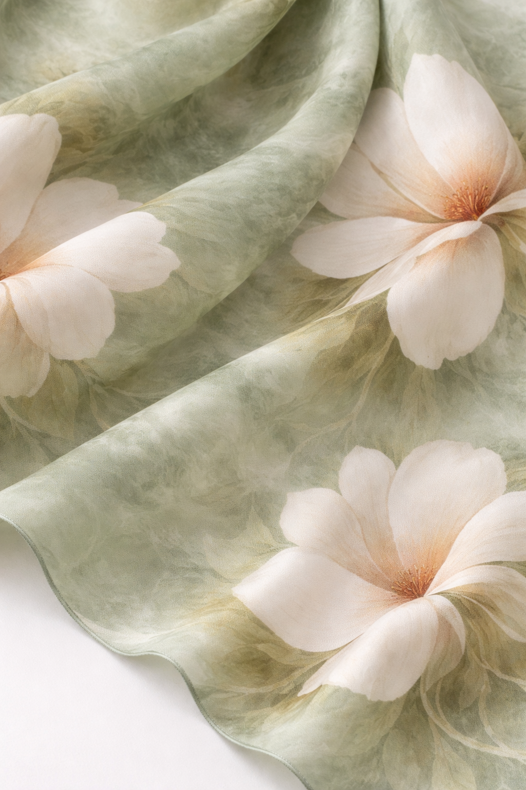 Magnolia Élysée – Seidentuch