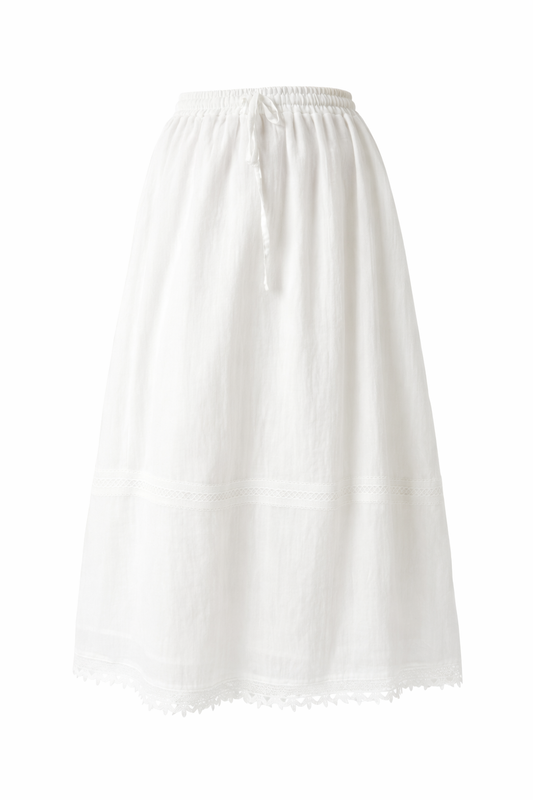 Traditional Oya Maxirock aus Baumwolle