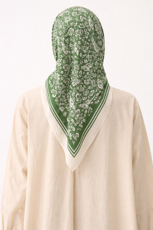 Seidentuch von Max Mara Grün