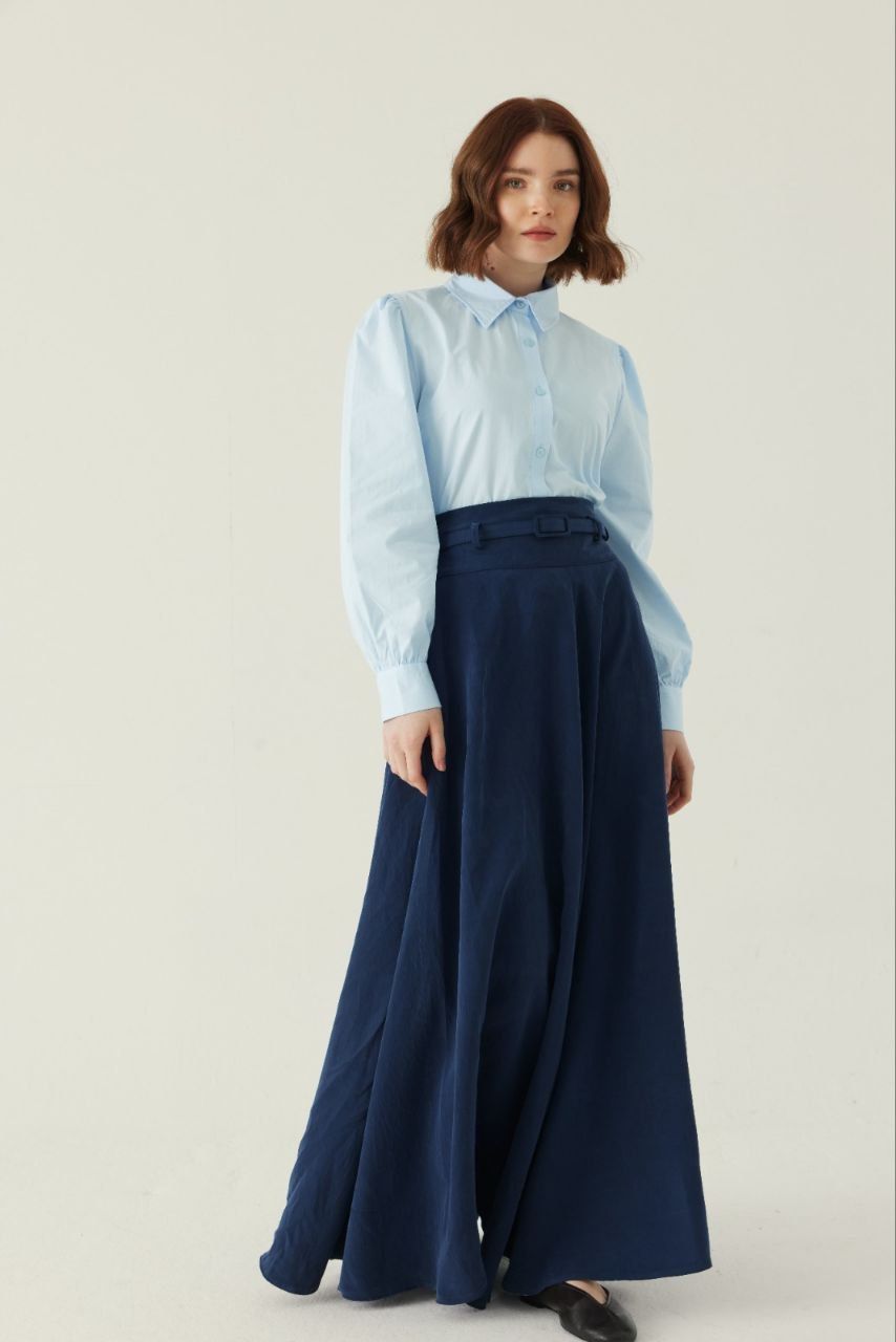 Zahra A-Linie Maxirock aus Modal