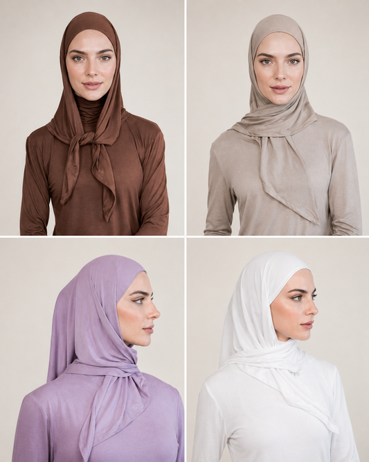 Premium Triangle Jersey Hijab